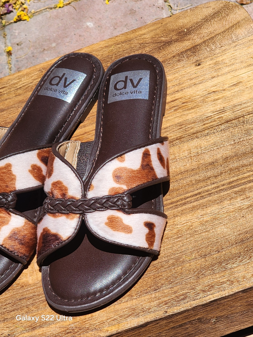 DV by Dolce Vita Women's Geeya Cowhide Slide Sandals Size 6 - Picture 10 of 10